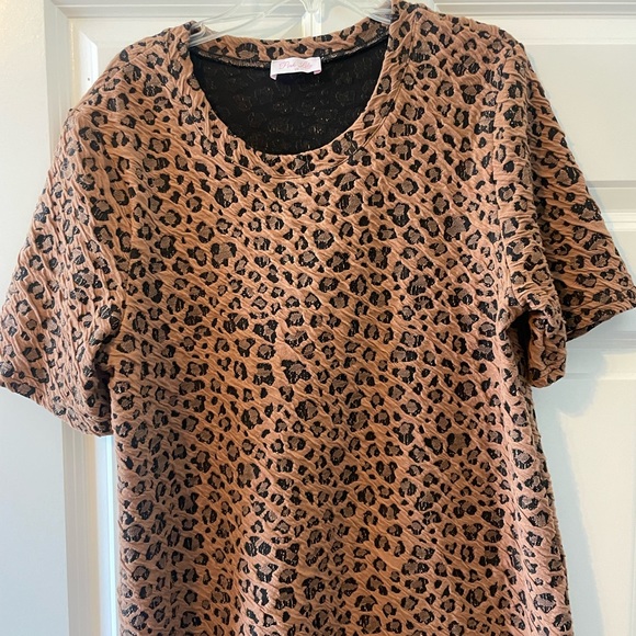 Pink Lily Leopard Print Dress - Picture 3 of 5